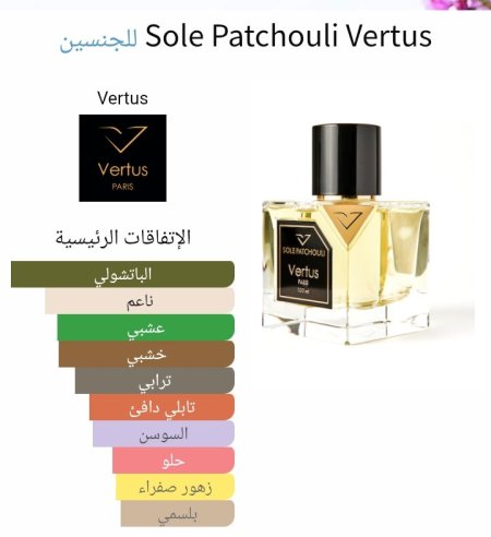 Sole Patchouli Vertus للجنسين